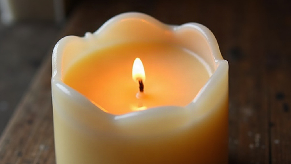 How to Fix a Leaning Wick in a Half-Set Container Candle