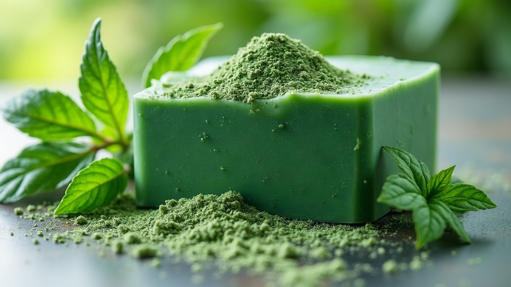Using Tomato Leaf Powder as a Natural Green Colorant in Soap
